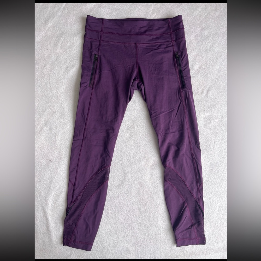 Lululemon Inspire Tight II 2 Dark Plum size 8